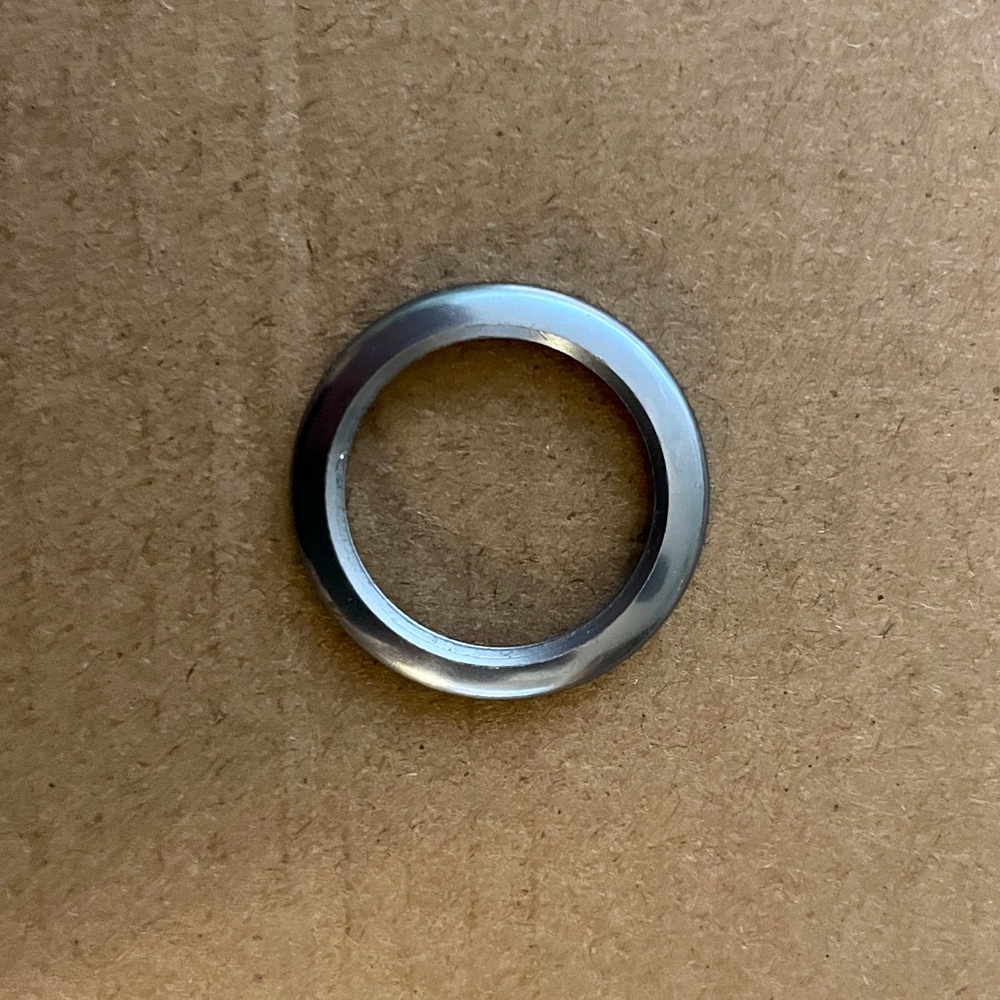 Blue-gray (maybe “gunmetal” blue?) metal bezel for Ladies Gucci watch